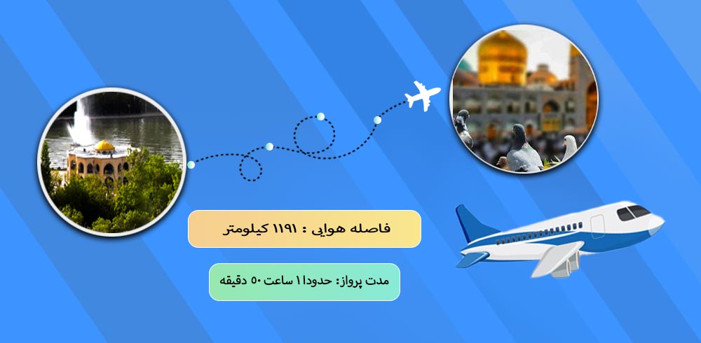 بلیط هواپیما تبریز مشهد